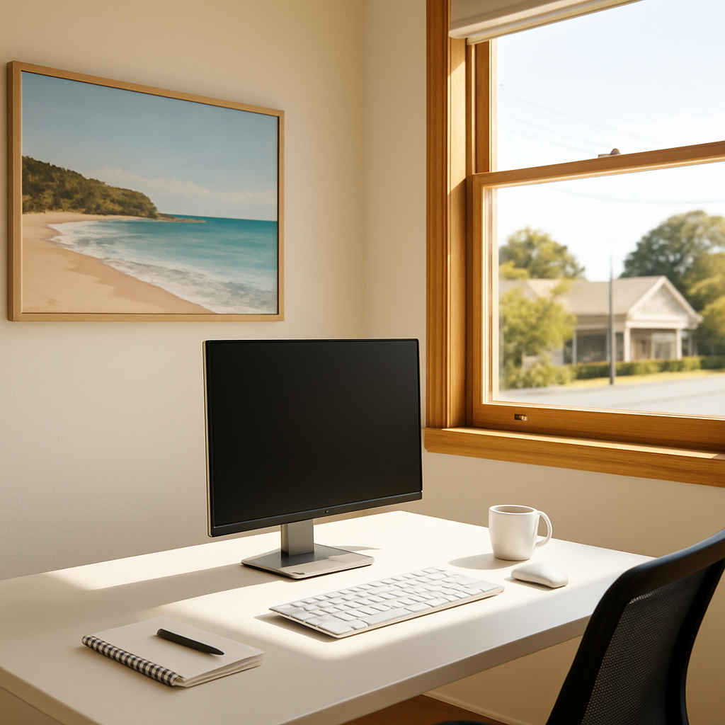 Welcoming workspace at Nowra Internet Cafe and Consul